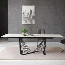 Whiteline Mods -  Roma Extendable Dining Table  - DT1633E-WHT