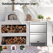 BODEGACOOLER 24 Inch Outdoor Drawer Beverage Refrigerator 149 Cans