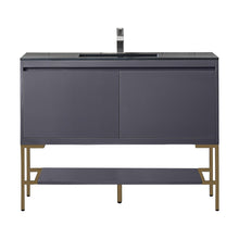 James Martin Vanities Milan 47.3" Single Vanity Cabinet - 801V47.3GWRGDCHB