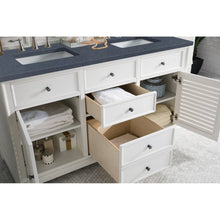 James Martin Vanities Savannah 60" Bright White Double Vanity - 238-104-V60D-BW-3AF
