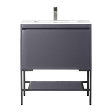 James Martin Vanities Milan 31.5" Single Vanity Cabinet - 801V31.5GWRGDCHB