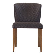 New Pacific Direct Albie Diamond Stitching PU Leather Chair, (Set of 2)  - 3900047-401