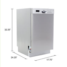 Avanti 18" Built In Dishwasher - DWF18V0W
