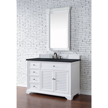 James Martin Vanities Savannah 48" Bright White Single Vanity - 238-104-V48-BW-3AF